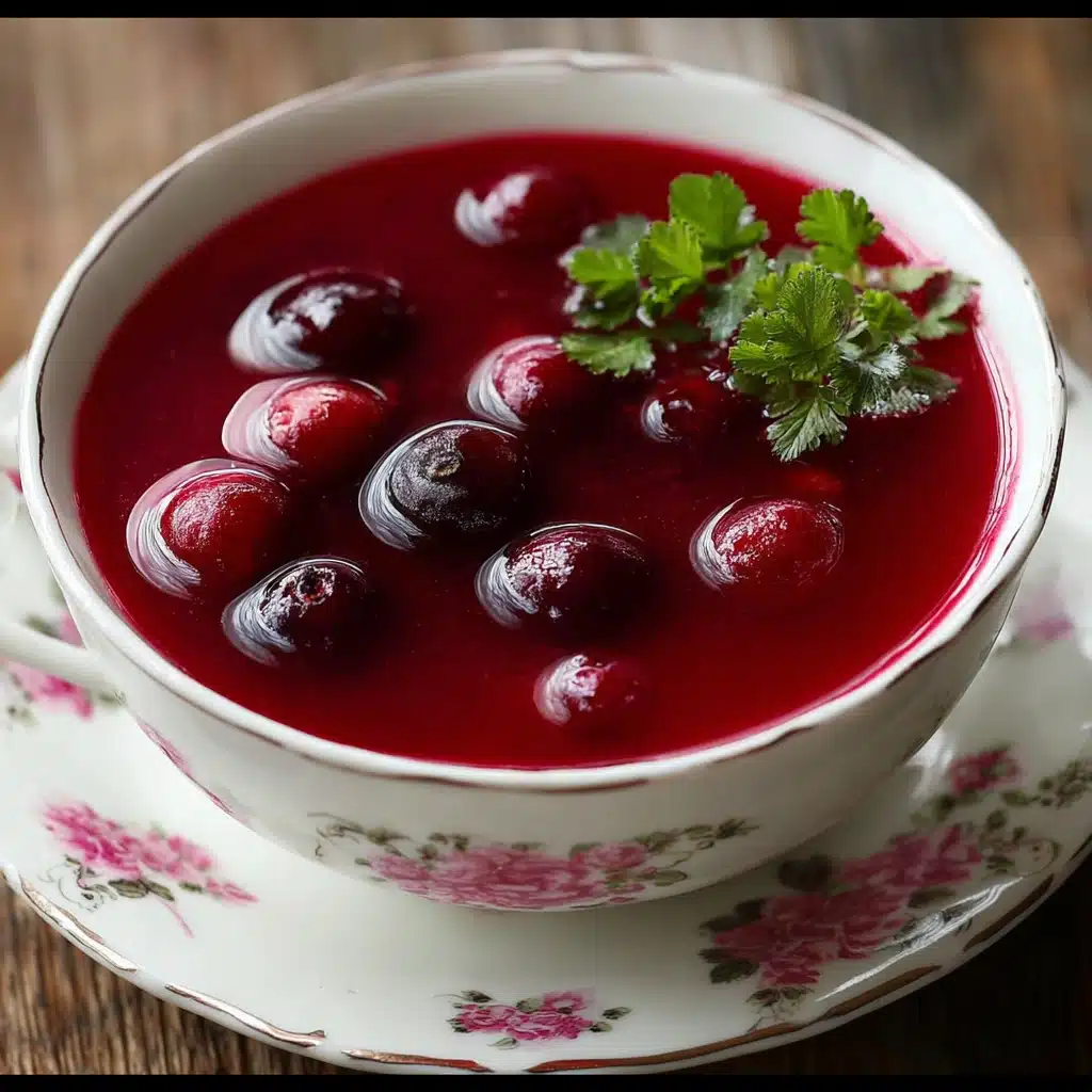 Cherry Summer Soup (Kissel) Recipe - Recipe Image