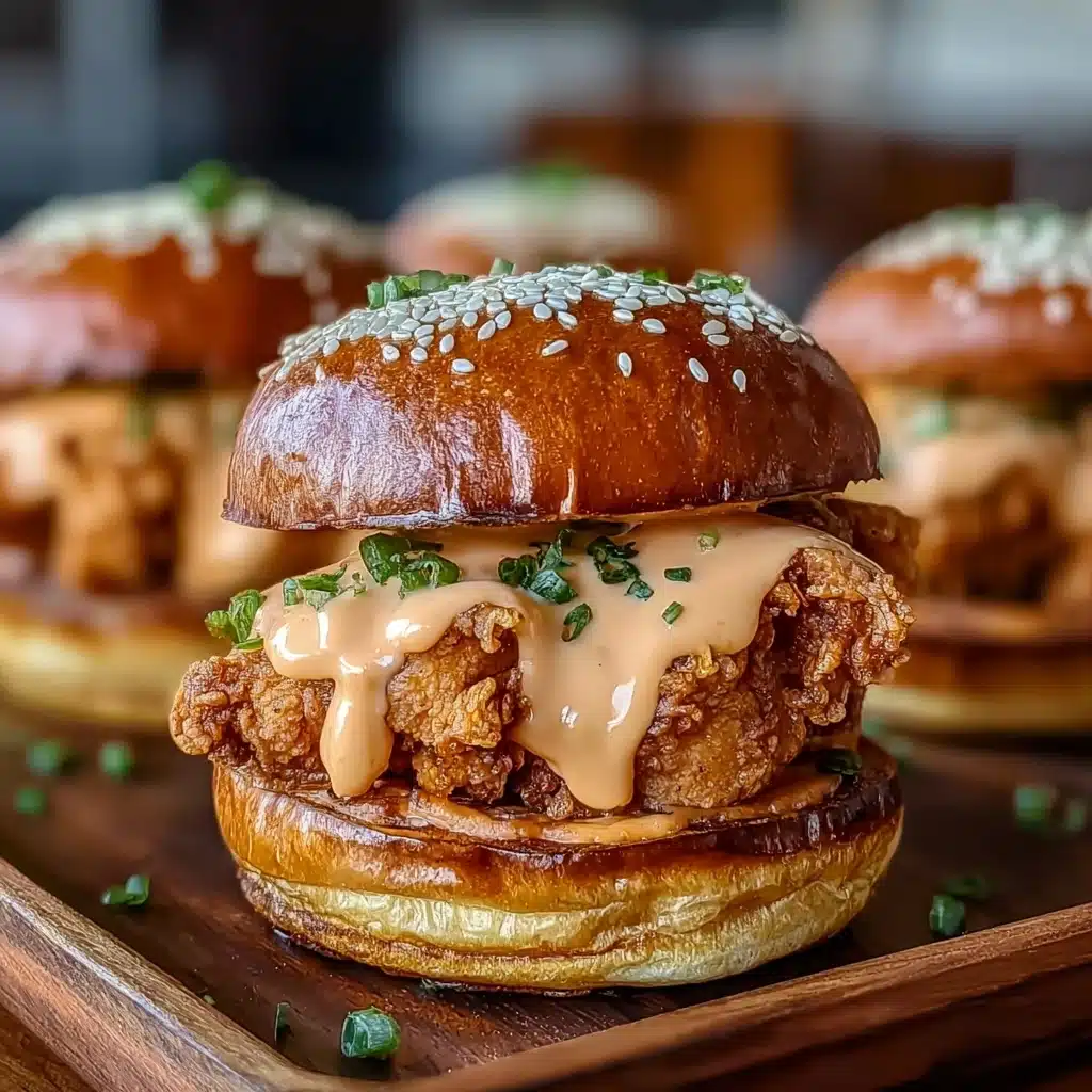 Easy Bang Bang Chicken Sliders Recipe - Recipe Image