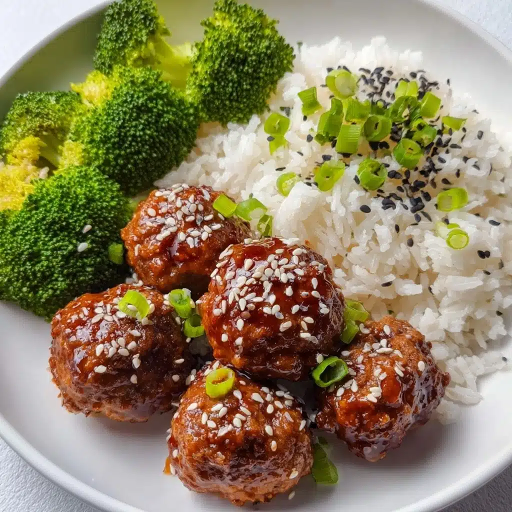 Teriyaki Chicken Meatballs Recipe - Recipe Image