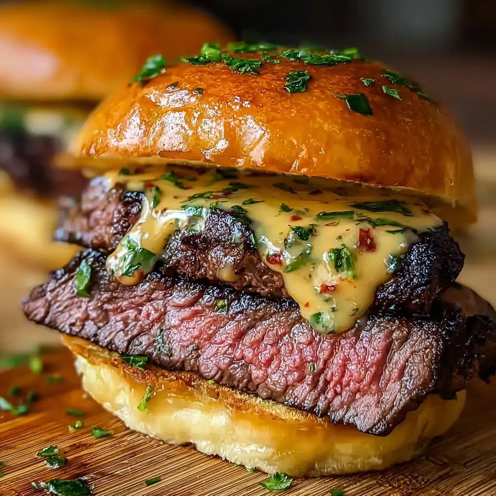 Cowboy Butter Steak Sliders Recipe - Recipe Image