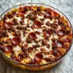 Meat Lovers Pizza Casserole Recipe
