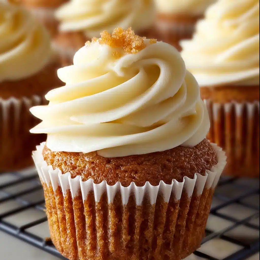Best Carrot Cake Cupcakes with Cream Cheese Frosting Recipe - Recipe Image