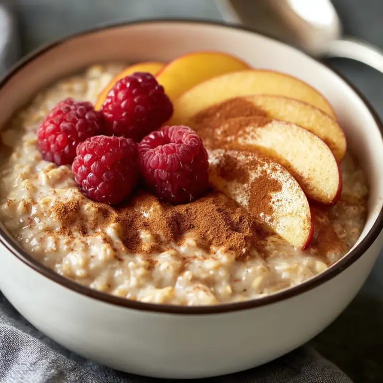 Maple Cinnamon Steel Cut Oatmeal Recipe