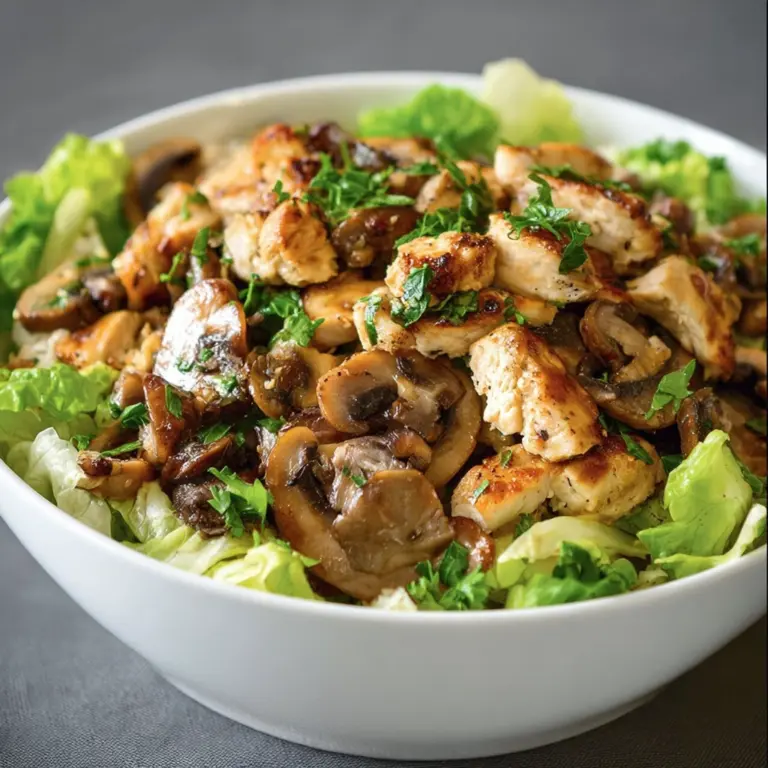 Chicken and Mushroom Wedding Salad Recipe