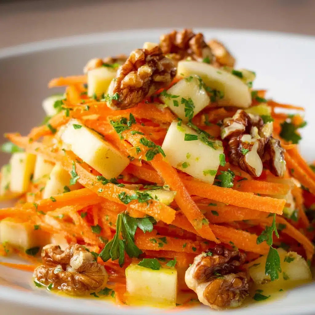 Carrot Apple and Walnut Salad Recipe - Recipe Image