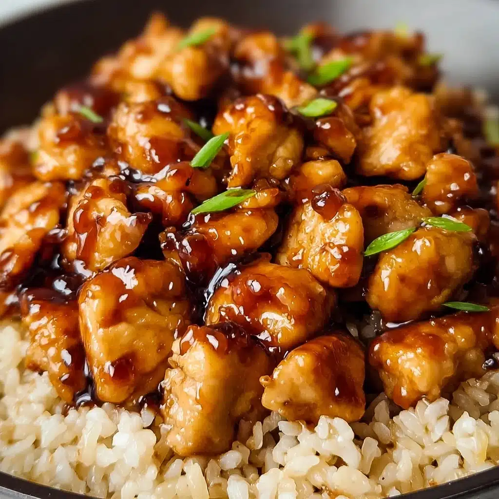 Honey BBQ Chicken Rice Recipe - Recipe Image