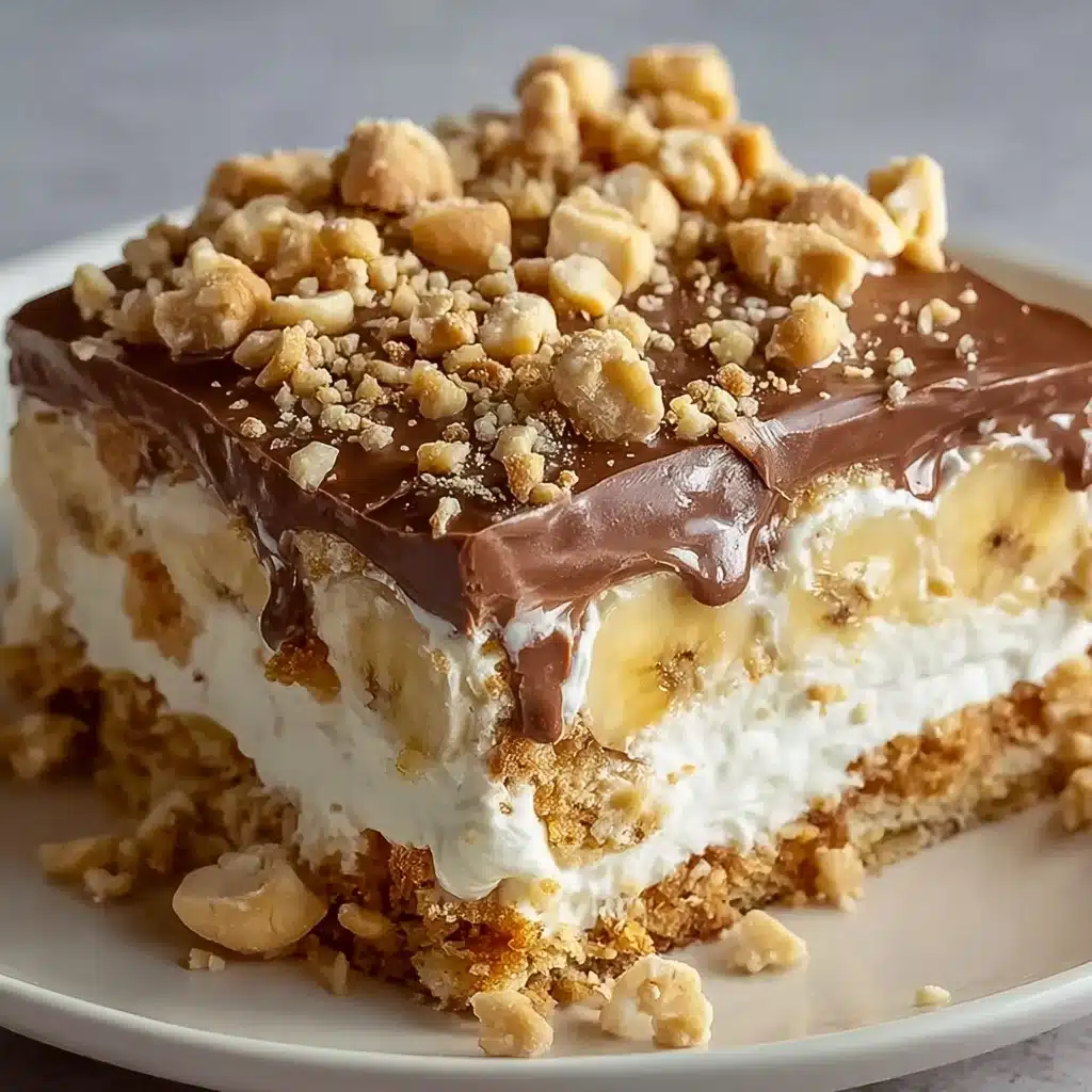 Peanut Butter Crunch Lasagna Recipe - Recipe Image