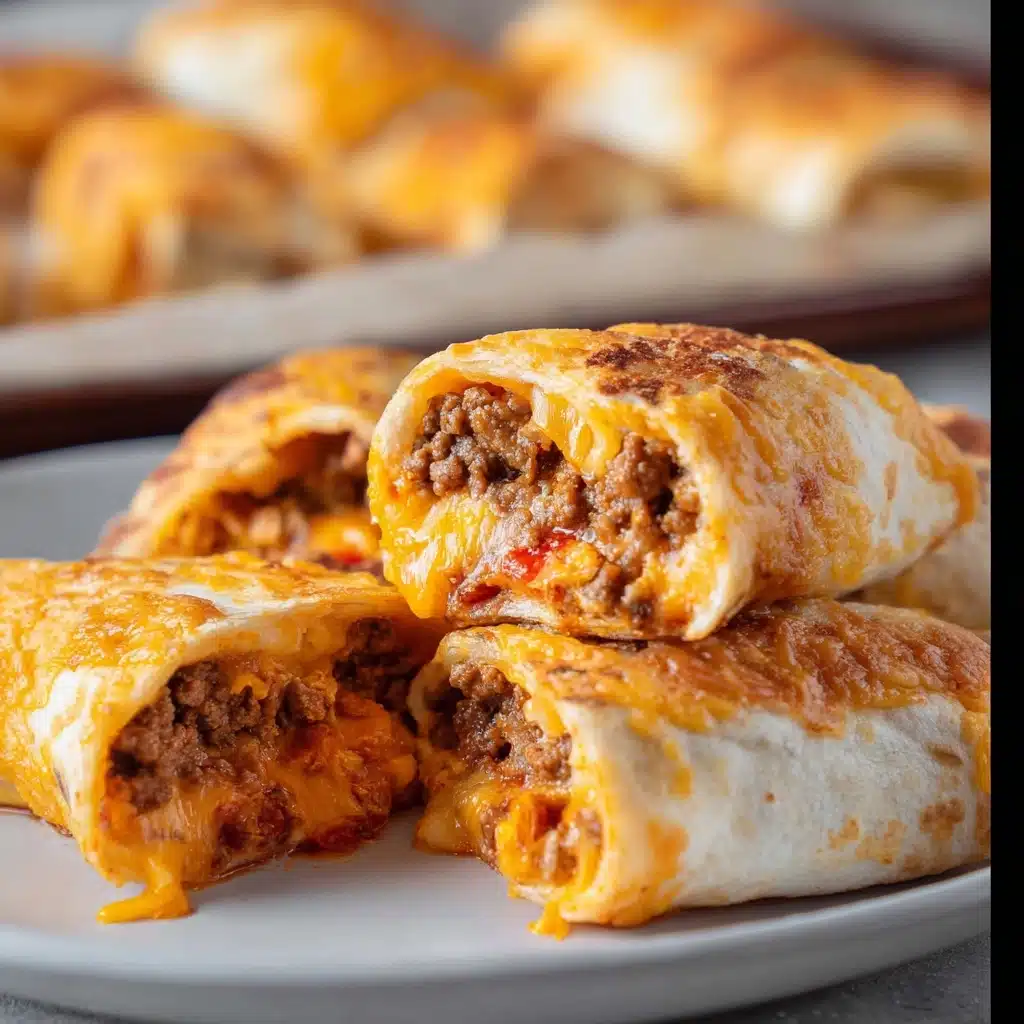 Loaded Cheesy Pocket Tacos Recipe - Recipe Image