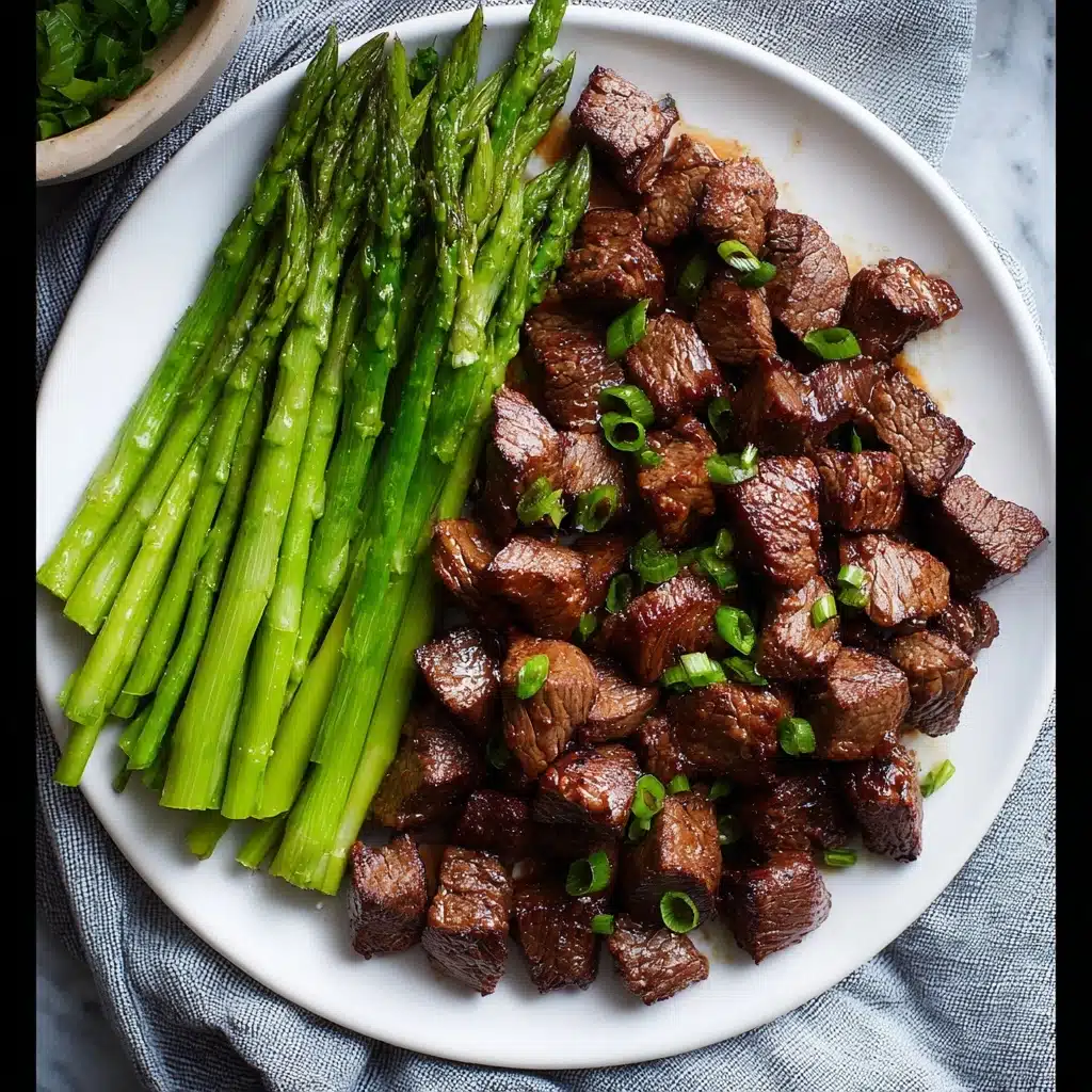 Honey Garlic Steak Bites Recipe
