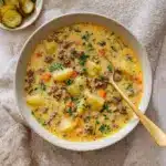 Easy Cheeseburger Soup Recipe