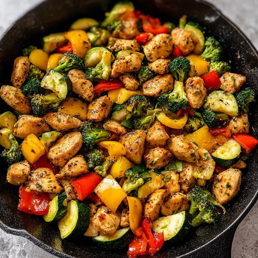 Colorful One-pot Chicken & Veggie Delight Recipe