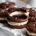 Brownie Cookie Dough Sandwich Cookies Recipe