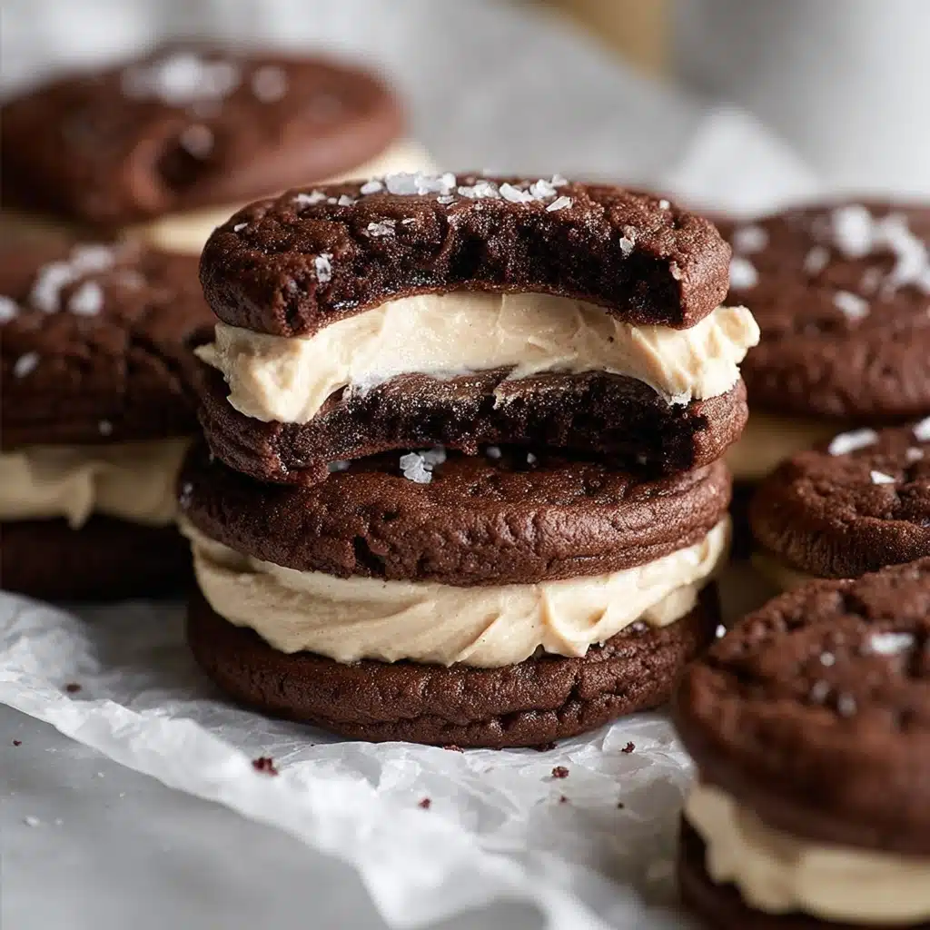 Brownie Cookie Dough Sandwich Cookies Recipe