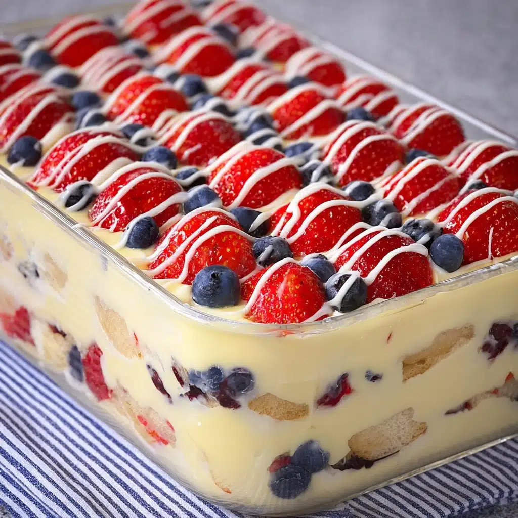 No Bake Summer Berry Icebox Cake Recipe - Recipe Image