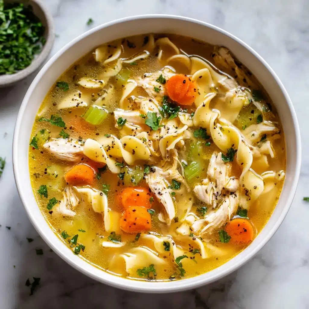 Homestyle Chicken Noodle Soup Recipe - Recipe Image