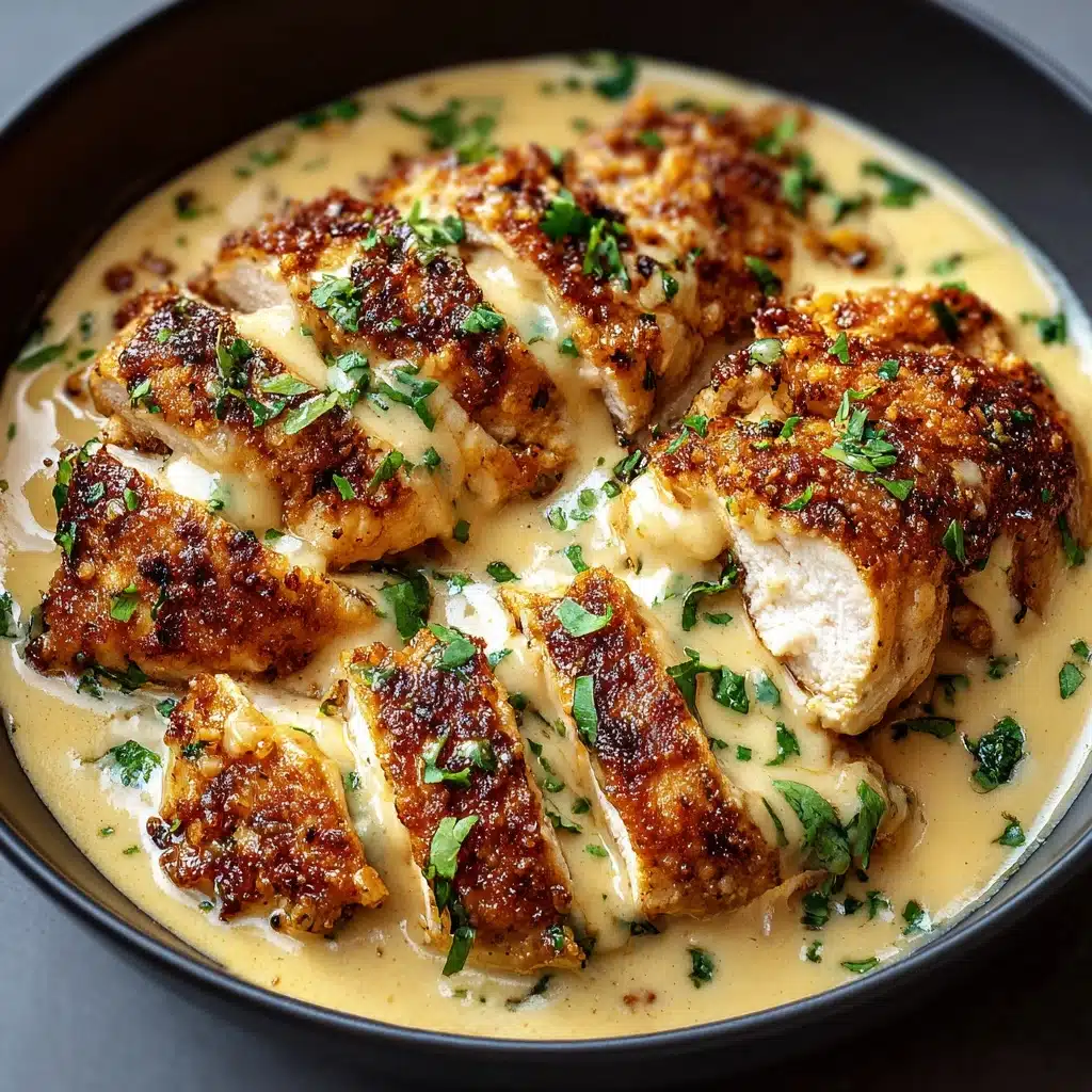 h a Rich Garlic Sauce – Easy Dinner Idea Recipe - Recipe Image
