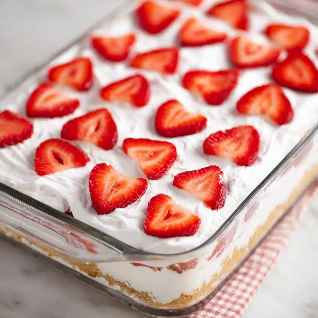 Strawberry Shortcake Poke Cake Recipe - Recipe Image