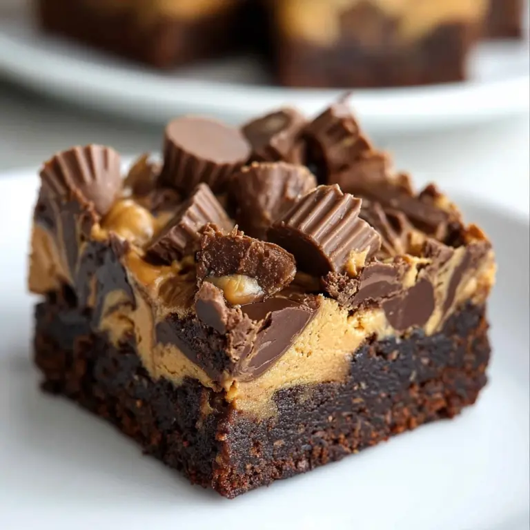 Reese’s Chocolate Peanut Butter Cup Earthquake Cake Recipe