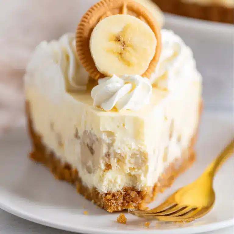 No Bake Banana Pudding Cheesecake Recipe