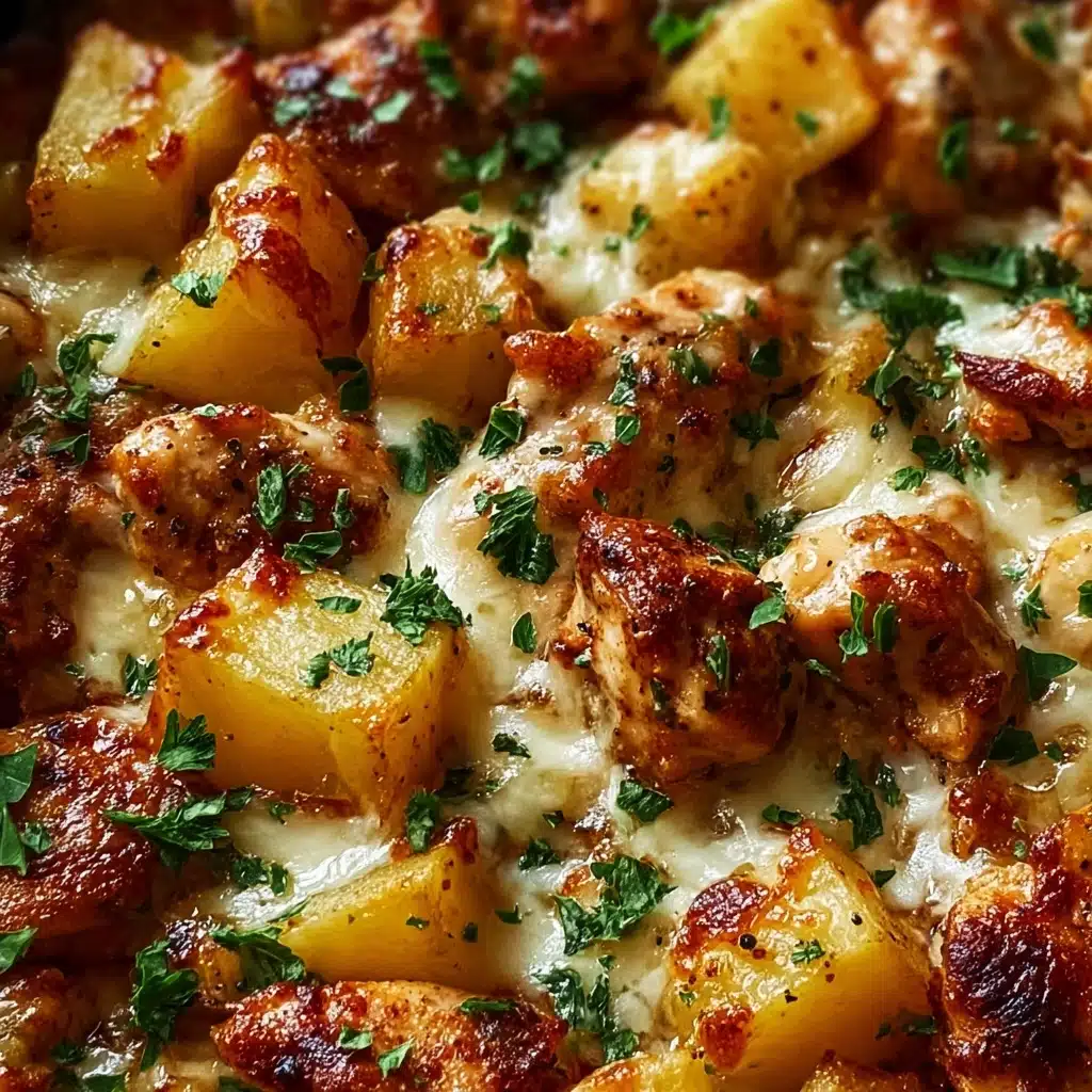 Garlic Parmesan Chicken and Potatoes (One-Pan Dinner) Recipe - Recipe Image