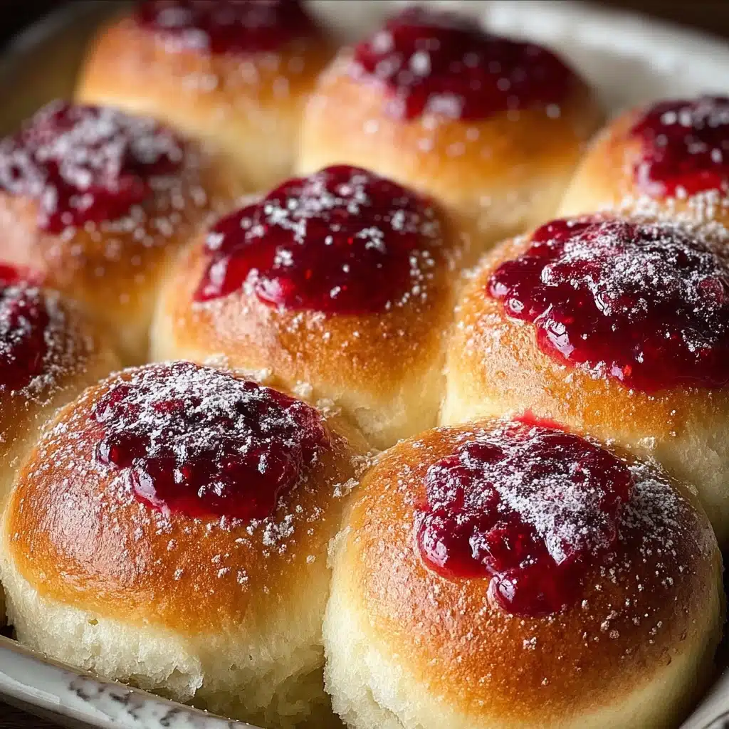 Sweet Cherry Filled Buns Recipe - Recipe Image