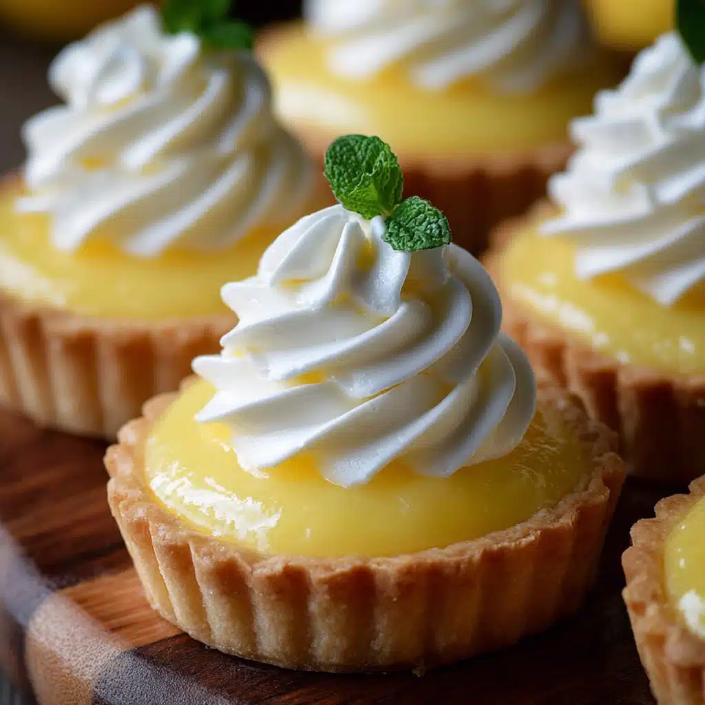 Tartlets with Lemon Curd and Whipped Cream Recipe - Recipe Image