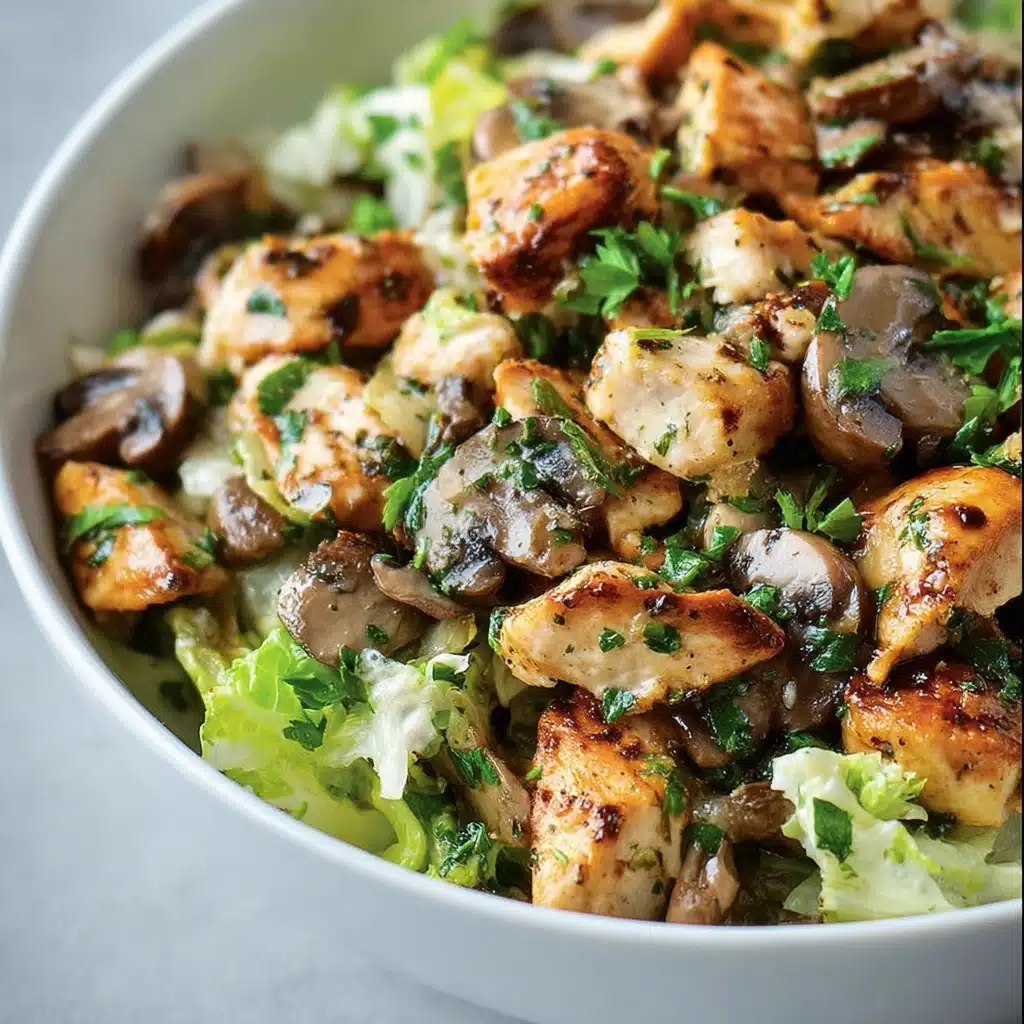 Chicken and Mushroom Wedding Salad Recipe - Recipe Image