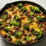 Keto Hamburger Broccoli Skillet is a quick, tasty meal Recipe