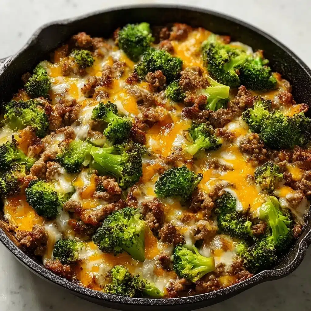 Keto Hamburger Broccoli Skillet is a quick, tasty meal Recipe