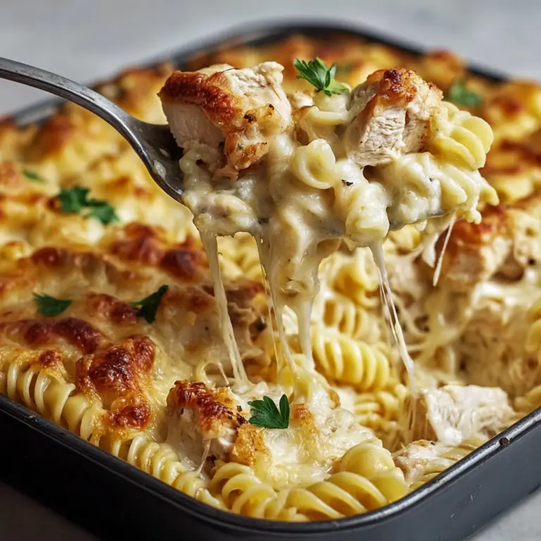 Garlic Parmesan Chicken Pasta Bake Recipe