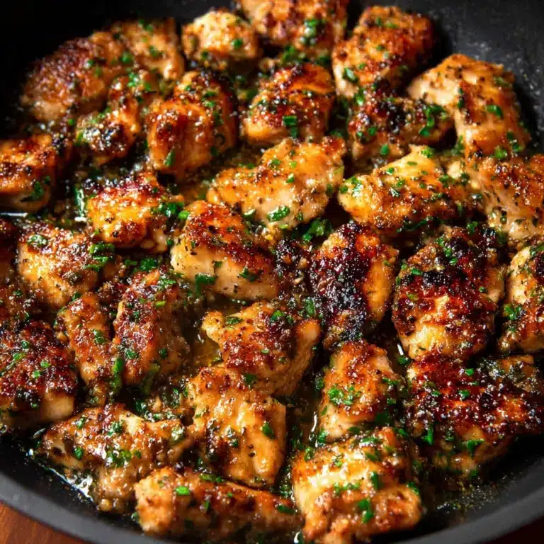 15-Minute Garlic Butter Chicken Bites Recipe