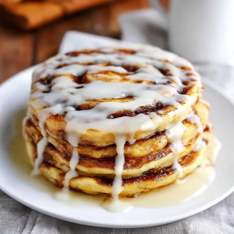 Cinnamon Roll Pancakes Recipe