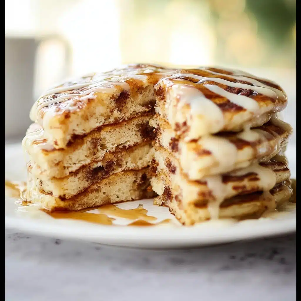 Cinnamon Roll Pancakes Recipe - Recipe Image
