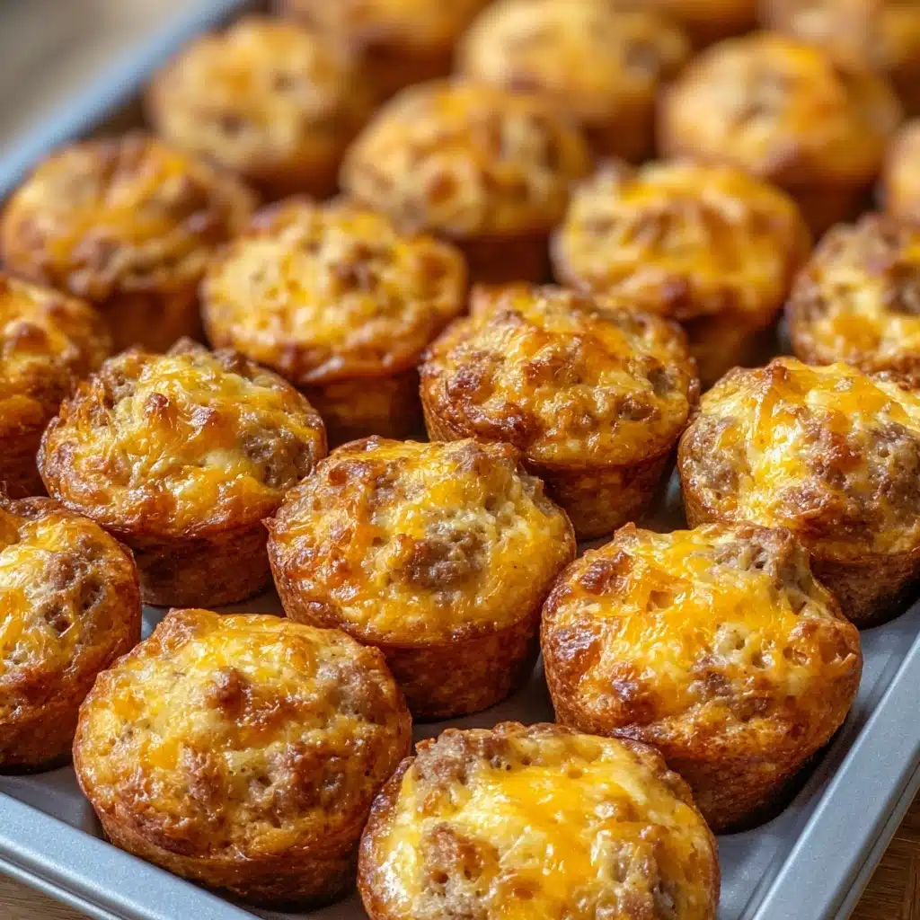 High-Protein Pancake Sausage Mini Muffins Recipe