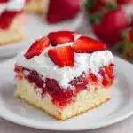 Strawberry Shortcake Poke Cake Recipe