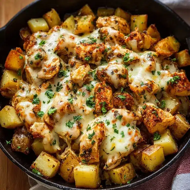 Garlic Parmesan Chicken and Potatoes Recipe