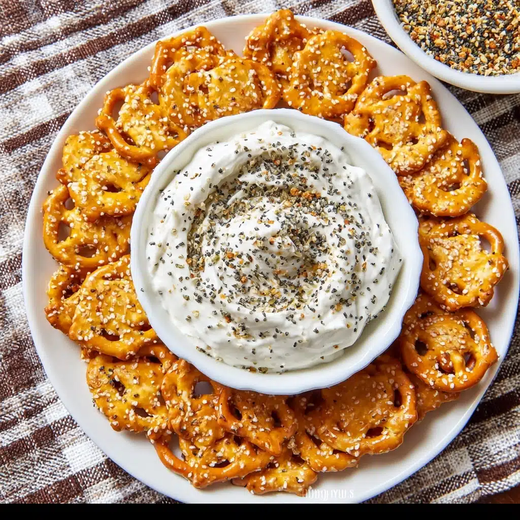4 Ingredient Healthy Everything Bagel Dip Recipe - Recipe Image