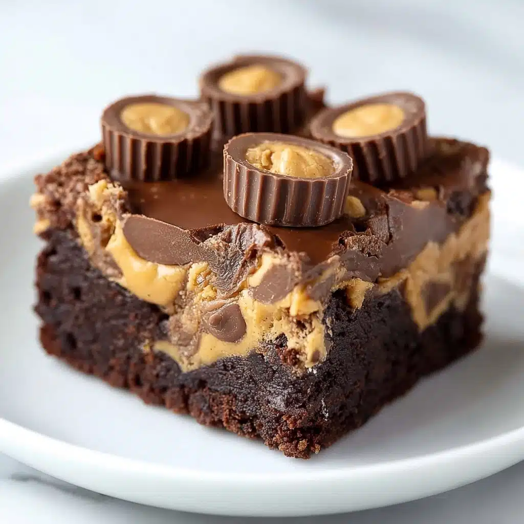 Reese’s Chocolate Peanut Butter Cup Earthquake Cake Recipe - Recipe Image