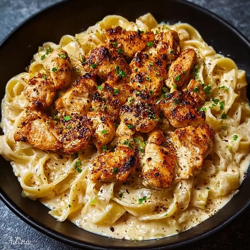 Cajun Chicken Fettuccine Alfredo Recipe - Recipe Image