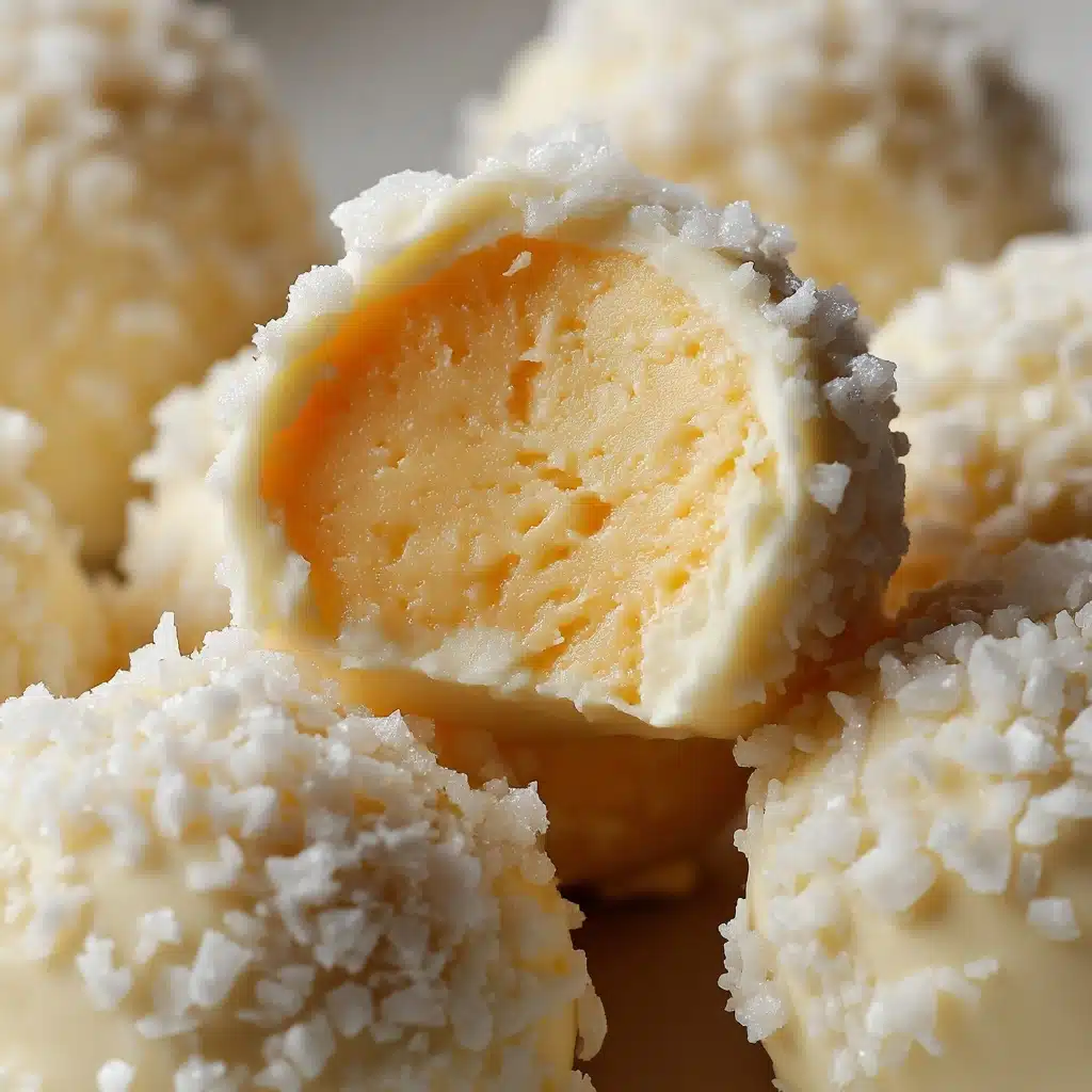 No Bake Orange Creamsicle Truffles Recipe