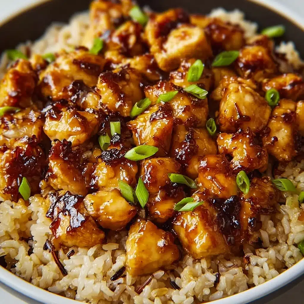 Honey BBQ Chicken Rice Recipe