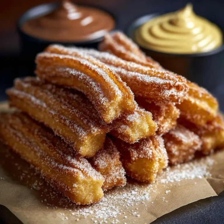 Baked Churros Dessert Recipe