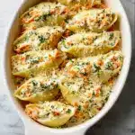 Creamy Seafood Stuffed Shells Recipe