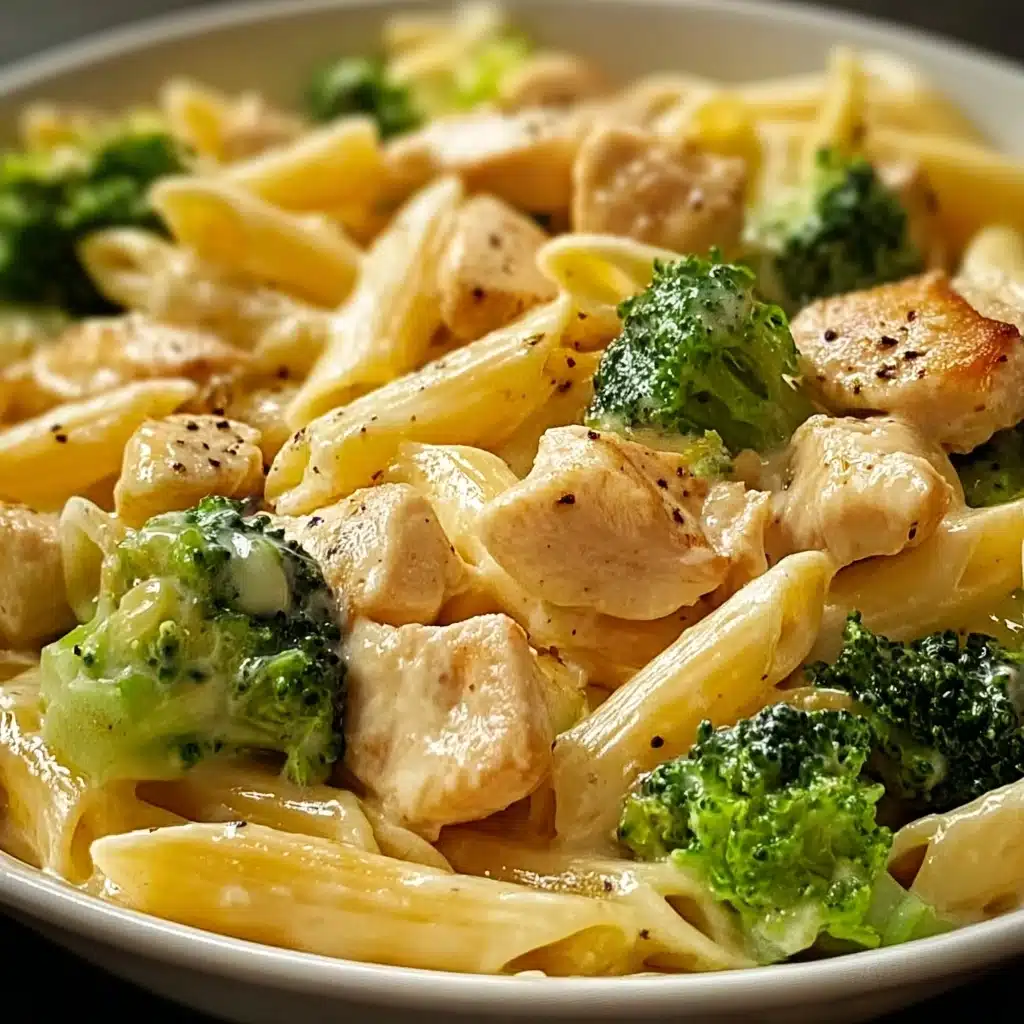 Creamy Broccoli and Chicken Penne Recipe - Recipe Image