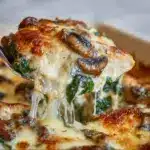 Chicken, Spinach, and Mushroom Low-Carb Oven Dish Recipe