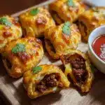 Irresistible Air Fryer Cheesy Taco Bombs Recipe