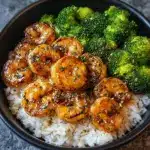 Honey Garlic Shrimp Bowls Recipe