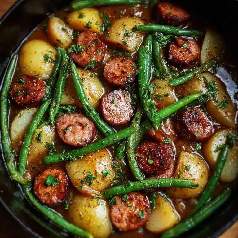 Crockpot Kielbasa and Green Beans: A Flavorful Delight! Recipe