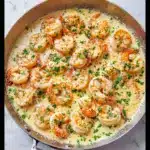 Creamy Garlic Shrimp With Parmesan Recipe