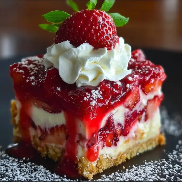 The Ultimate Strawberry Cheesecake Dump Cake Recipe